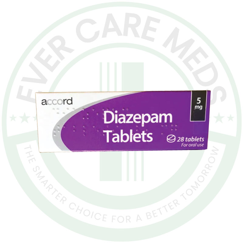Accord Healthcare Diazepam 5mg tablets in packaging