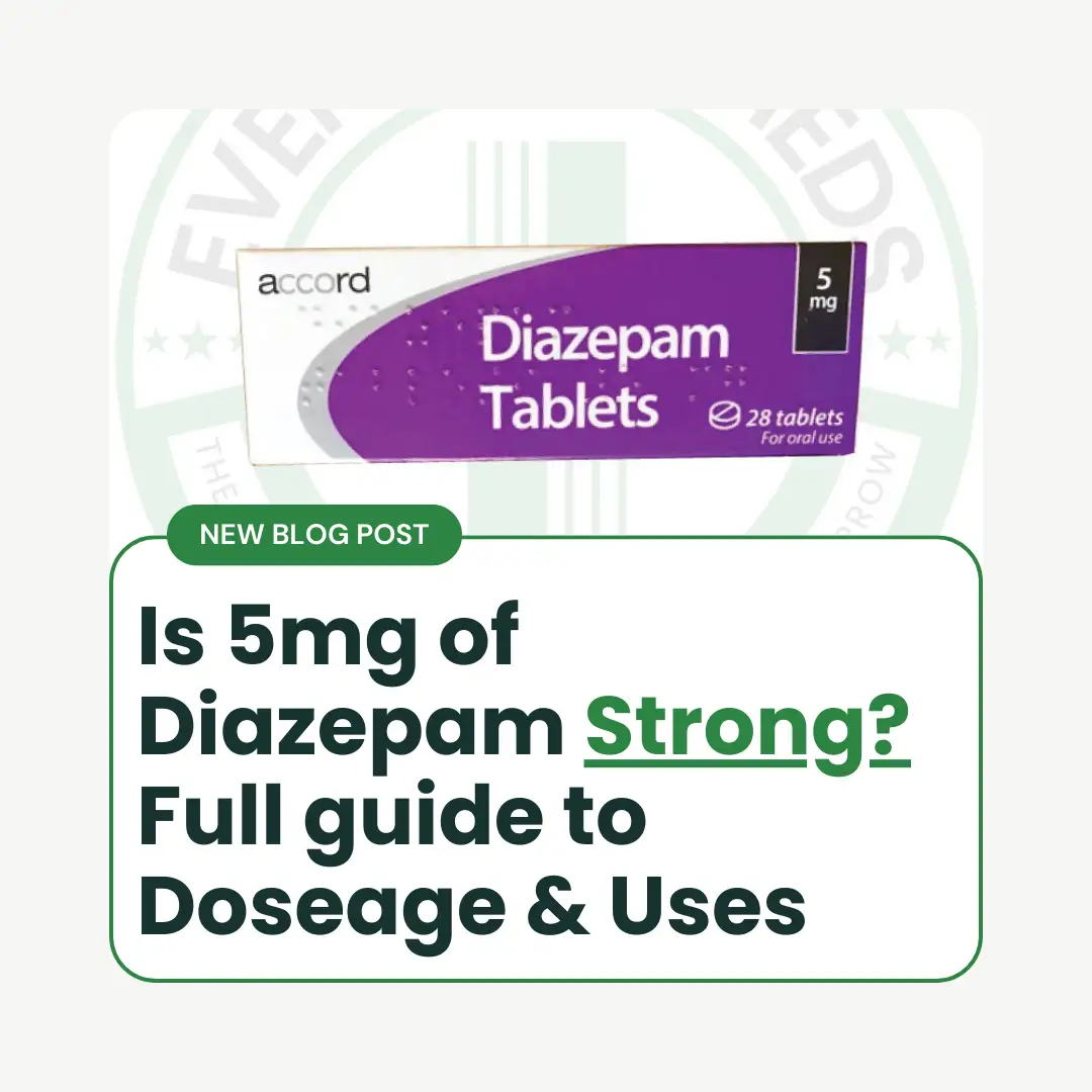is 5mg of diazepam strong