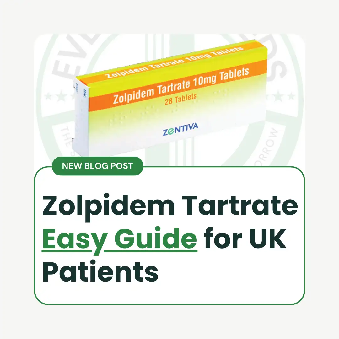 Zolpidem Tartrate easy guide for UK patients explaining uses, dosage, and safety tips for insomnia treatment.